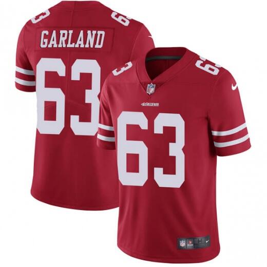 Ben Garland San Francisco 49ers red jersey