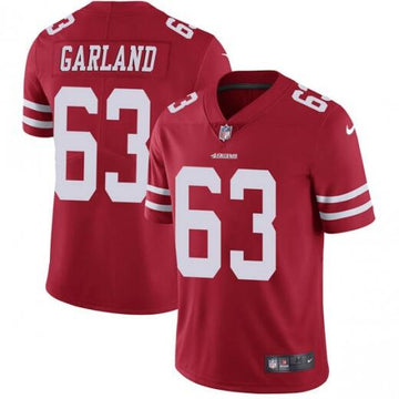 Ben Garland San Francisco 49ers red jersey