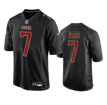 Charvarius Ward San Francisco 49ers black Game jersey