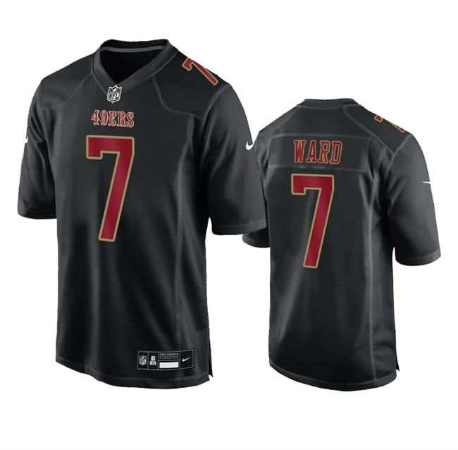 Charvarius Ward San Francisco 49ers black Game jersey