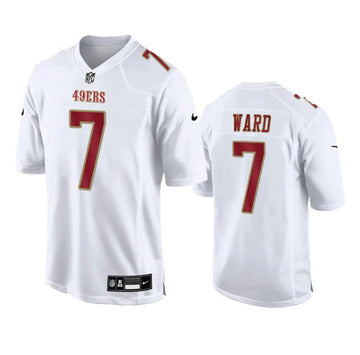 Charvarius Ward San Francisco 49ers white Game jersey