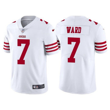 Charvarius Ward San Francisco 49ers white jersey