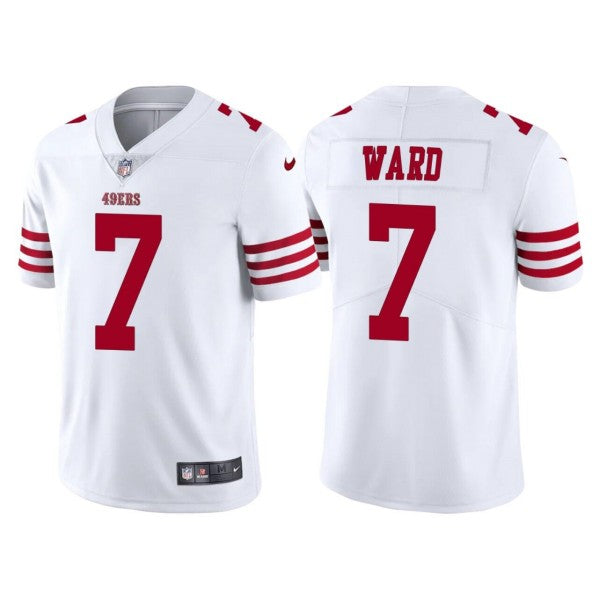 Charvarius Ward San Francisco 49ers white jersey