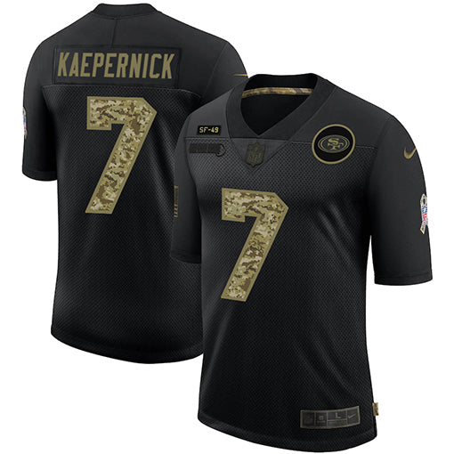 Colin Kaepernick San Francisco 49ers black Salute To Service jersey