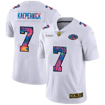 Colin Kaepernick San Francisco 49ers white jersey
