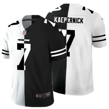 Colin Kaepernick San Francisco 49ers black Split jersey
