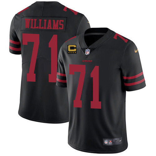 Trent Williams San Francisco 49ers black jersey