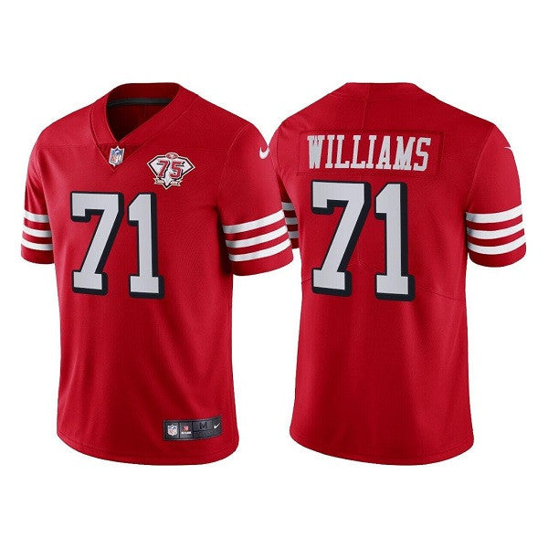 Trent Williams San Francisco 49ers red jersey