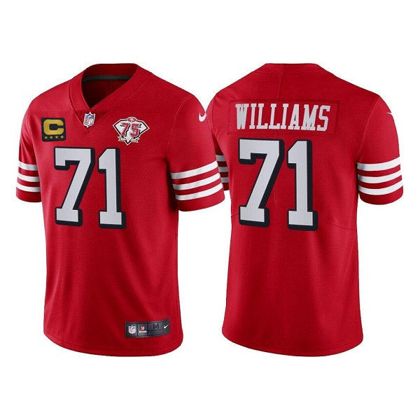 Trent Williams San Francisco 49ers red jersey