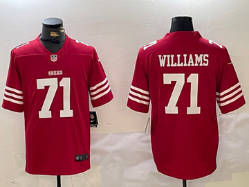 Trent Williams San Francisco 49ers red jersey