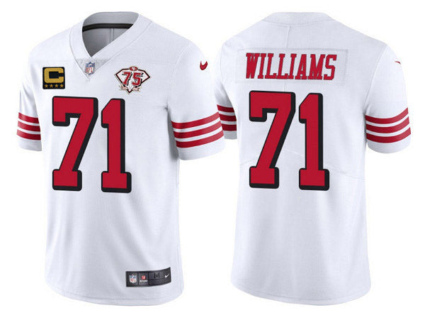 Trent Williams San Francisco 49ers white jersey