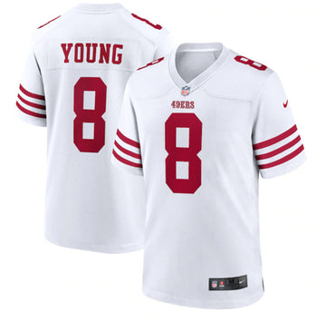 Steve Young San Francisco 49ers white Game jersey