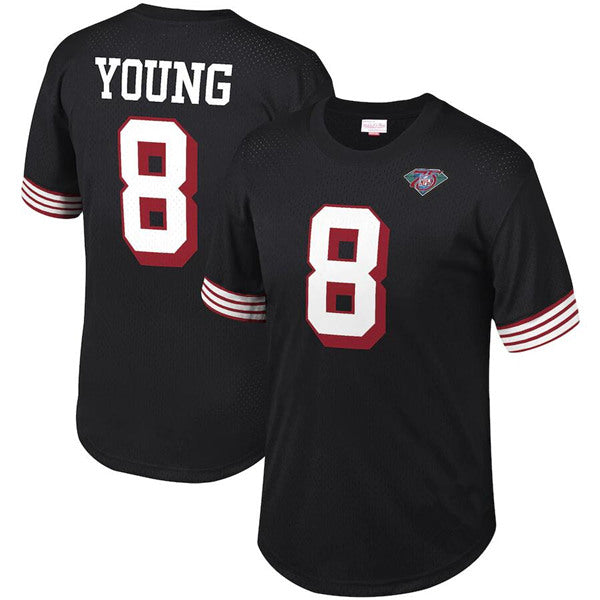 Steve Young San Francisco 49ers black jersey