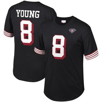 Steve Young San Francisco 49ers black jersey