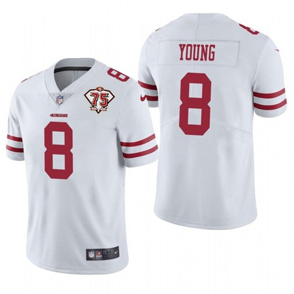 Steve Young San Francisco 49ers white jersey