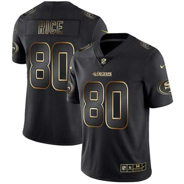 Jerry Rice San Francisco 49ers black jersey