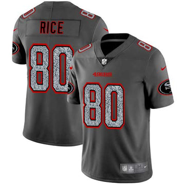 Jerry Rice San Francisco 49ers gray Fashion Static jersey