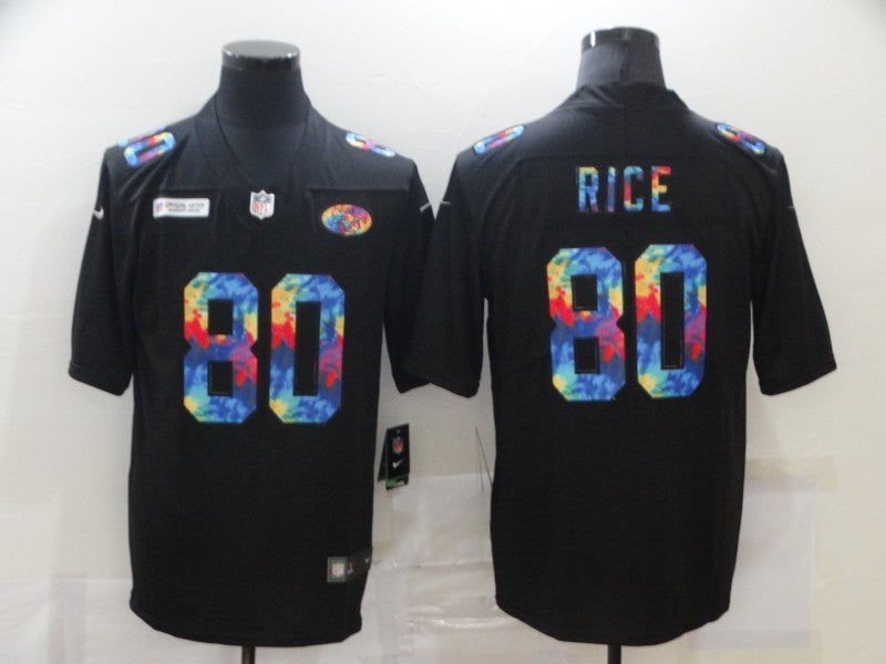 Jerry Rice San Francisco 49ers black jersey