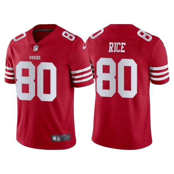 Jerry Rice San Francisco 49ers red jersey