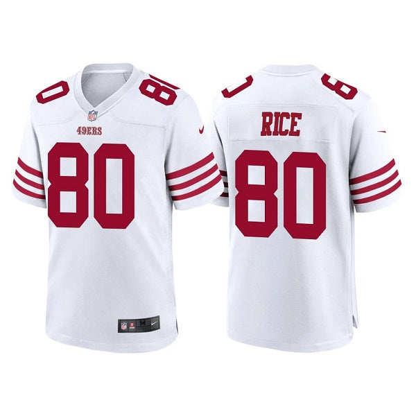Jerry Rice San Francisco 49ers white Game jersey