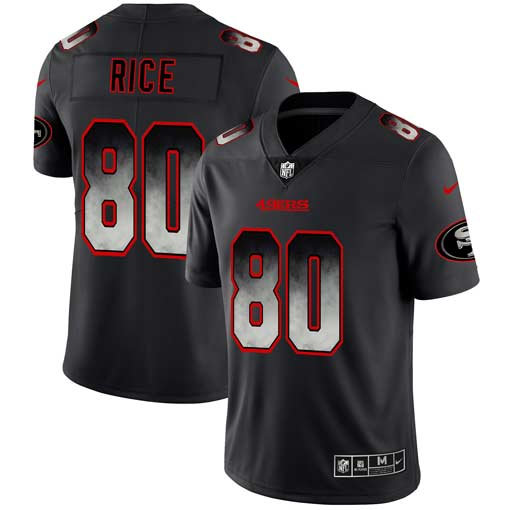Jerry Rice San Francisco 49ers black Fashion jersey
