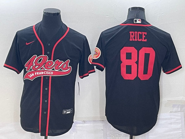 Jerry Rice San Francisco 49ers black jersey