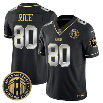 Jerry Rice San Francisco 49ers black FUSE jersey