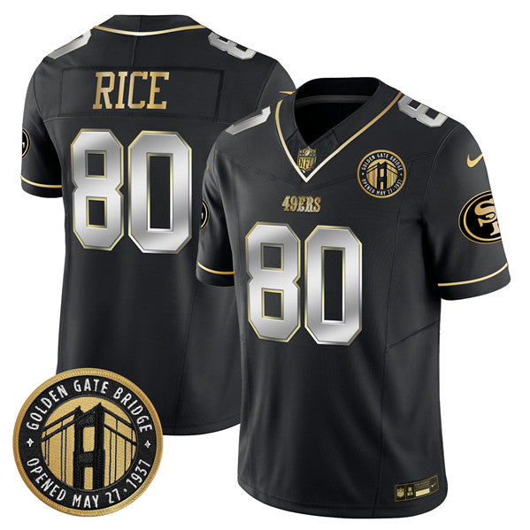 Jerry Rice San Francisco 49ers black FUSE jersey