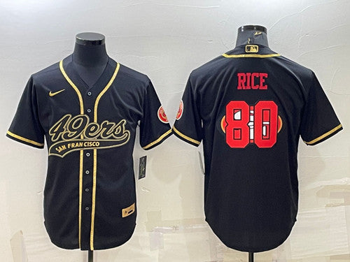Jerry Rice San Francisco 49ers black jersey