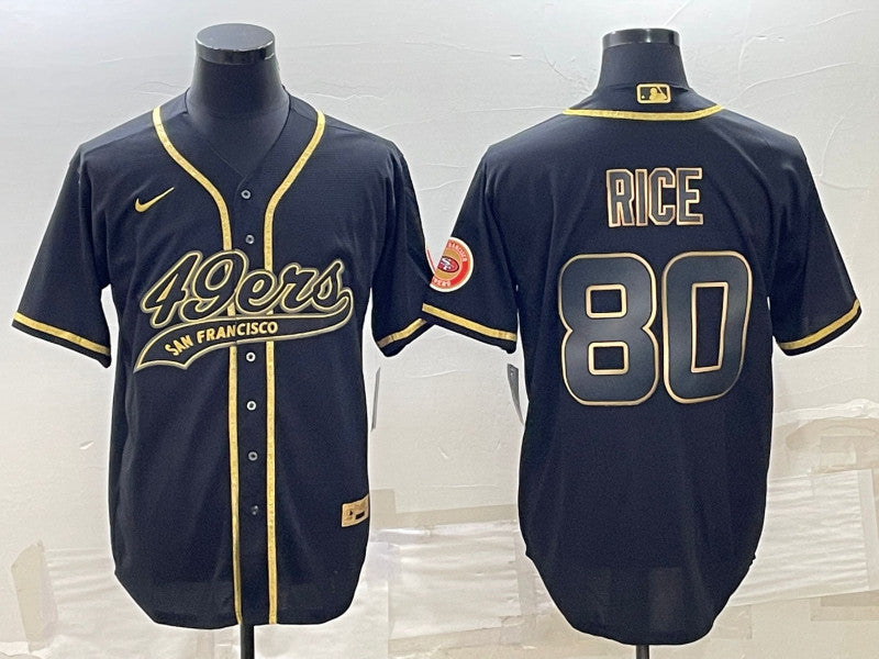 Jerry Rice San Francisco 49ers black jersey