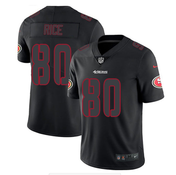 Jerry Rice San Francisco 49ers black jersey
