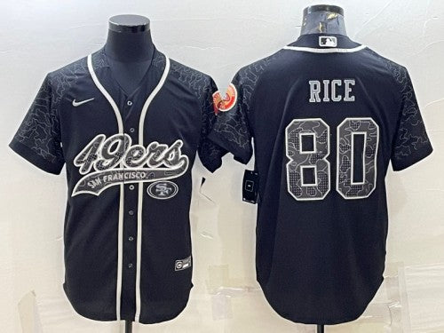 Jerry Rice San Francisco 49ers black jersey
