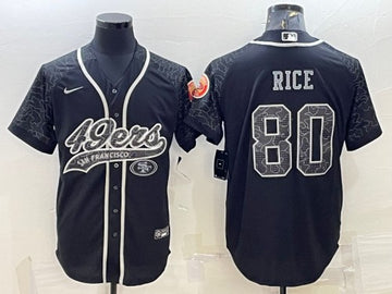 Jerry Rice San Francisco 49ers black jersey