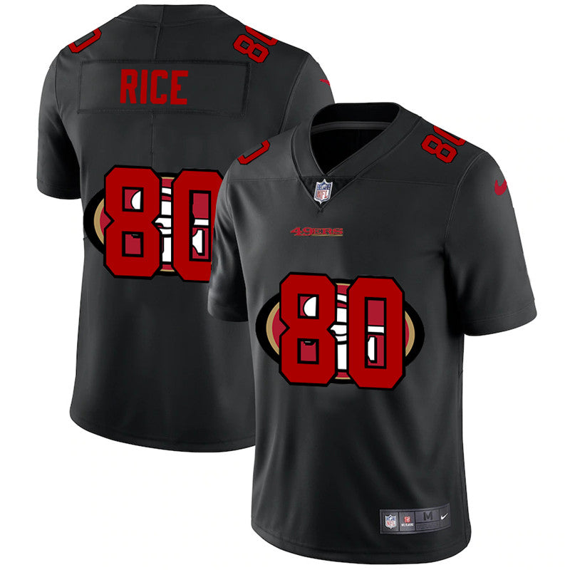 Jerry Rice San Francisco 49ers black Shadow jersey