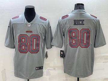Jerry Rice San Francisco 49ers gray Fashion jersey