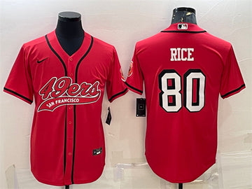 Jerry Rice New San Francisco 49ers red jersey