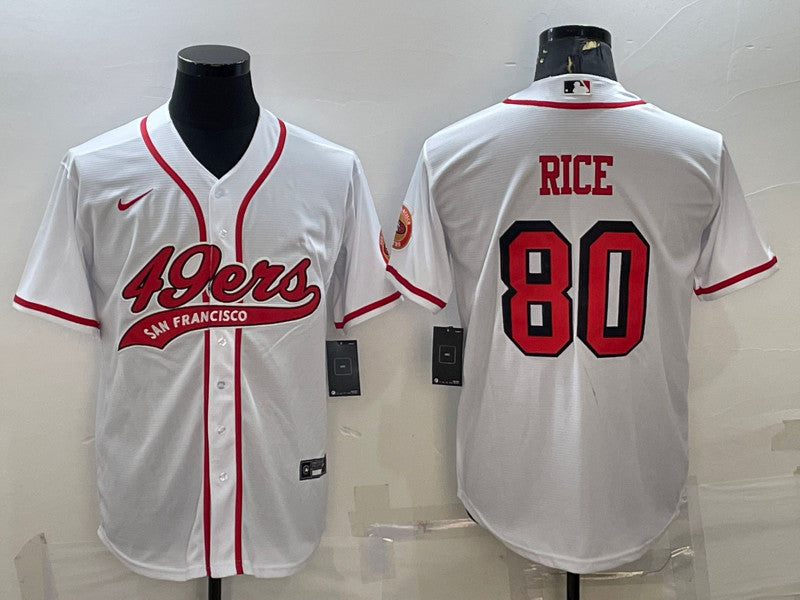 Jerry Rice New San Francisco 49ers white jersey