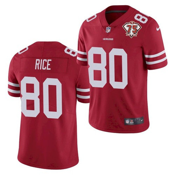 Jerry Rice San Francisco 49ers red jersey