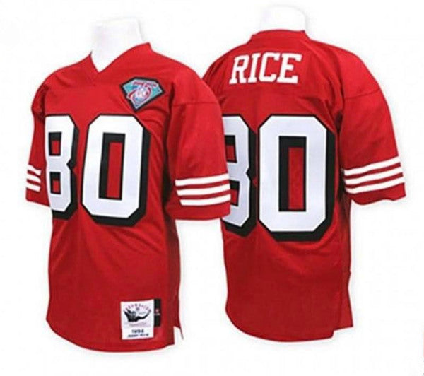 Jerry Rice San Francisco 49ers red Throwback jersey