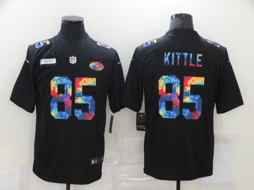 George Kittle San Francisco 49ers black jersey