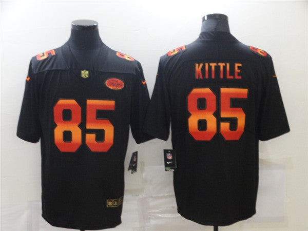George Kittle San Francisco 49ers black Fashion jersey
