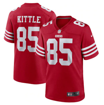 George Kittle San Francisco 49ers scarlet Game jersey