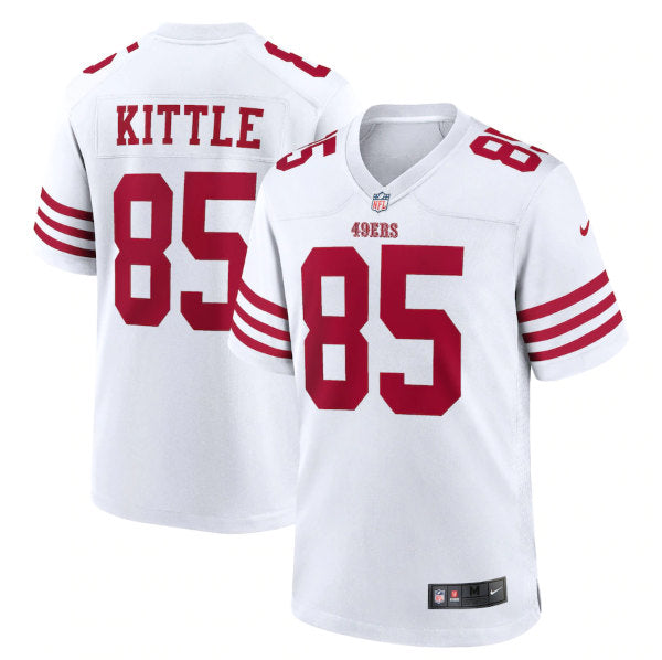 George Kittle San Francisco 49ers white Game jersey