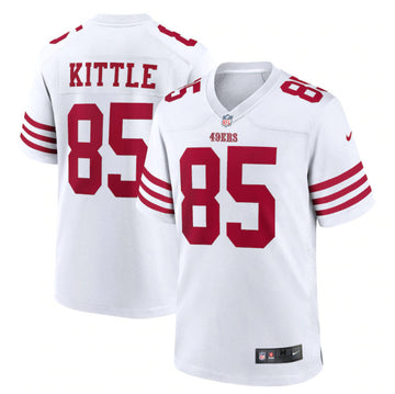 George Kittle San Francisco 49ers white Game jersey