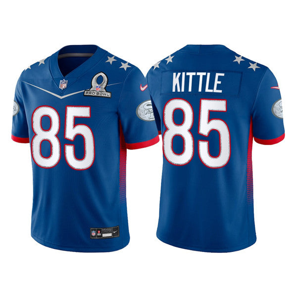 George Kittle San Francisco 49ers royal jersey