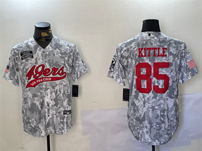 George Kittle San Francisco 49ers camo Salute To Service jersey