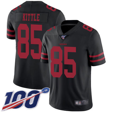 George Kittle San Francisco 49ers black jersey