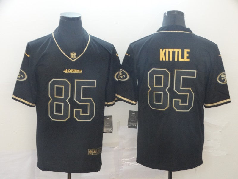 George Kittle San Francisco 49ers black jersey