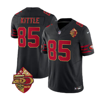 George Kittle San Francisco 49ers black FUSE jersey