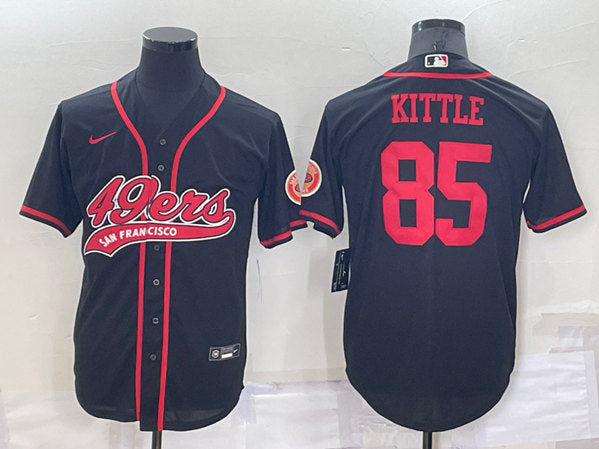 George Kittle San Francisco 49ers black jersey